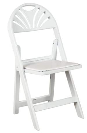 Fan back gladiator chair