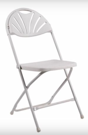 Fan back chair